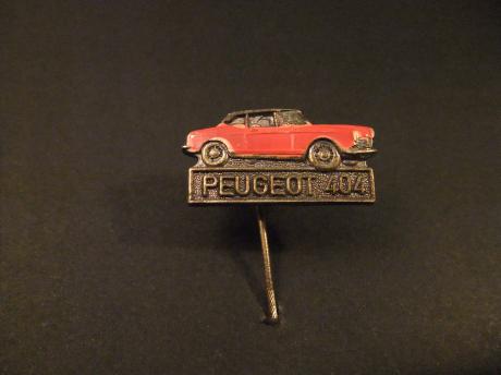 Peugeot 404 oldtimer rood